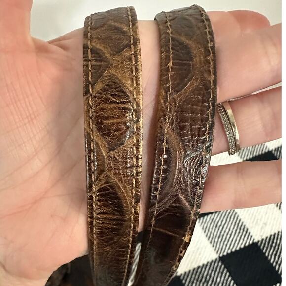 Marc & Marc by Sharif Brown Genuine Leather Cowhide Shoulder Bag - Picture 6 of 9